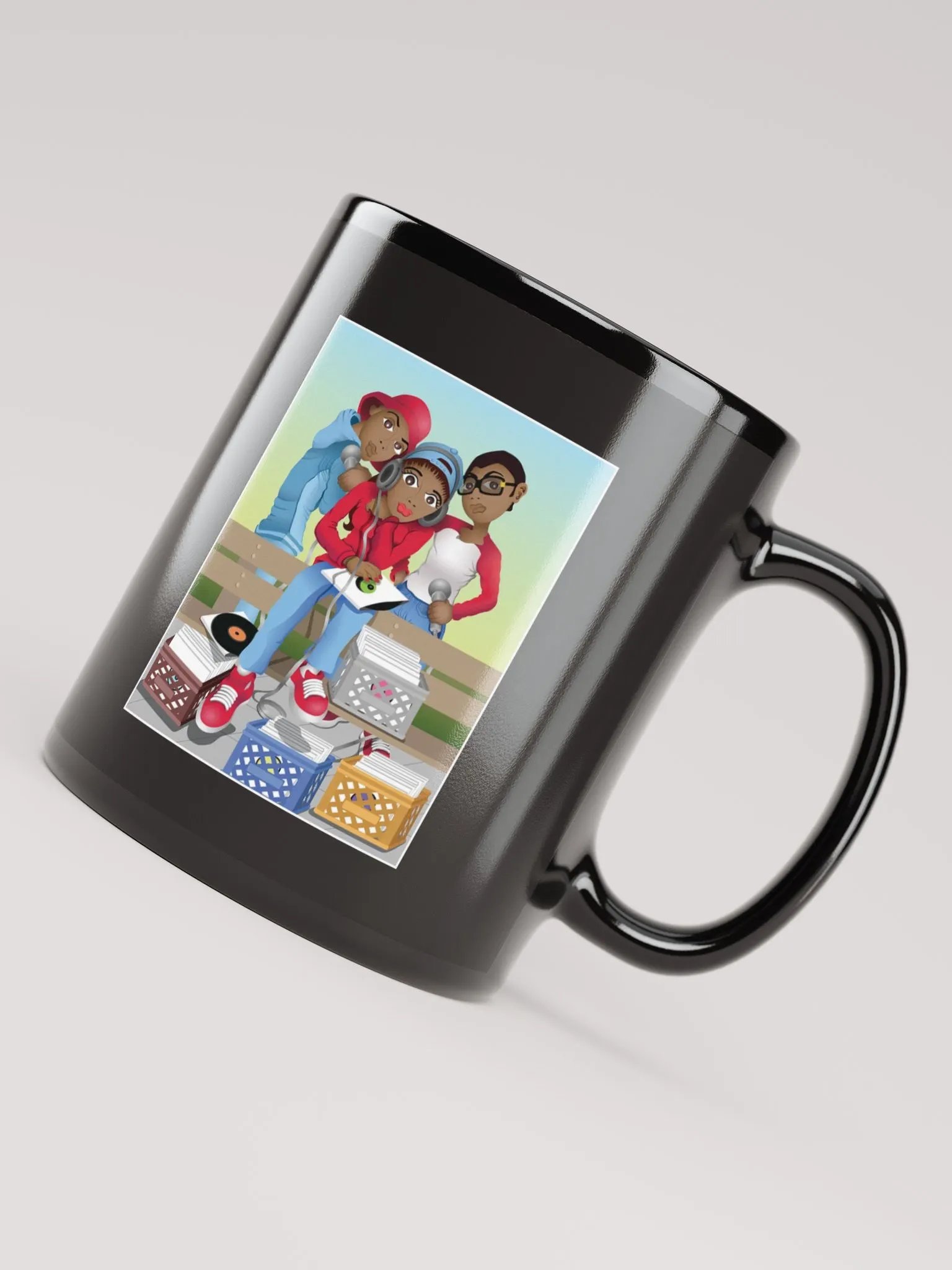 Rockin' The Block Party During The Day Mug - Black product image (8)