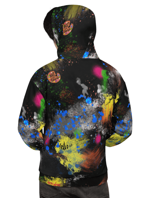 SplatterWear 'Color Splash' Unisex Art Hoodie product image (4)