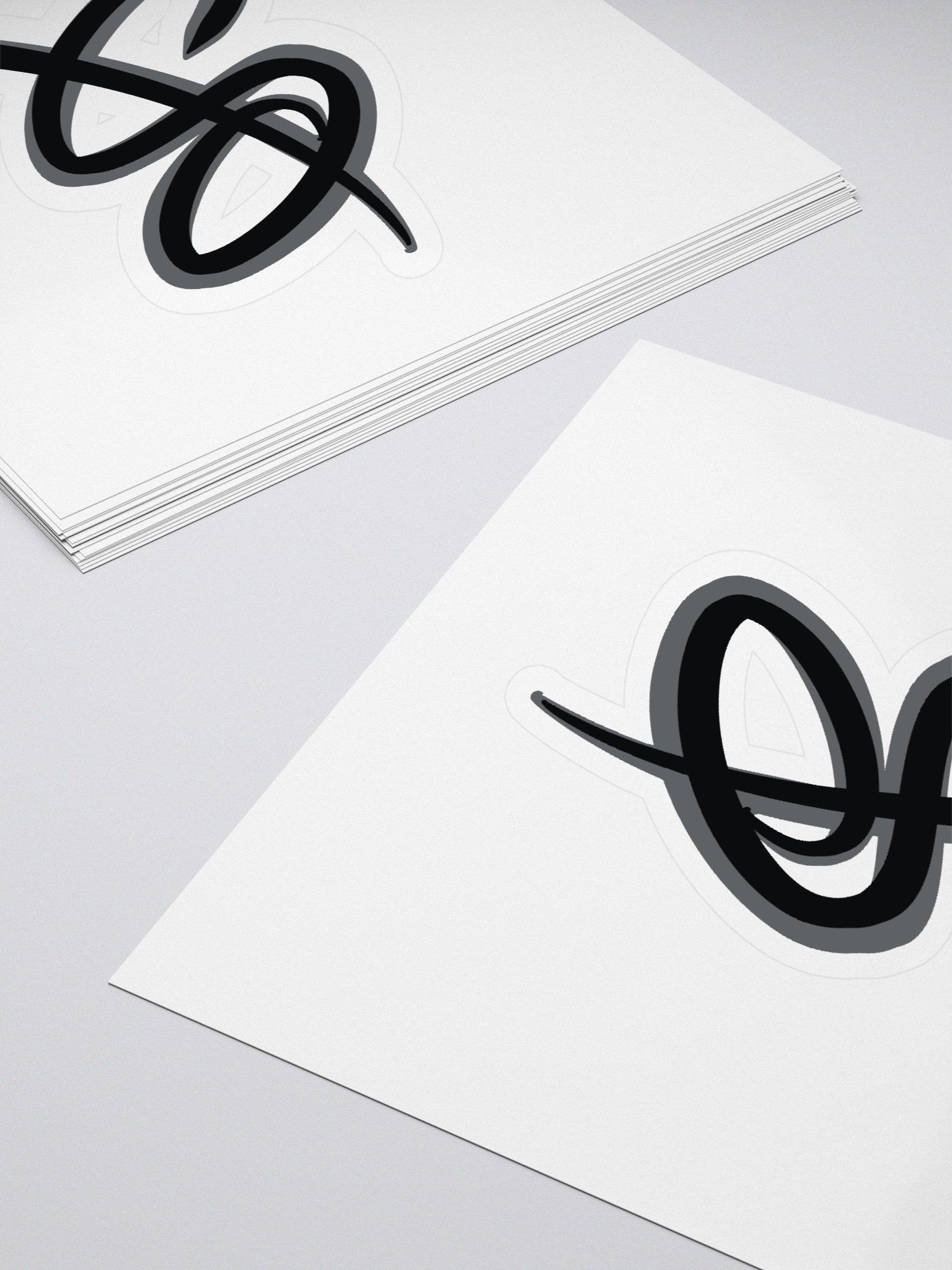 Signature Logo Kiss Cut Stickers product image (4)