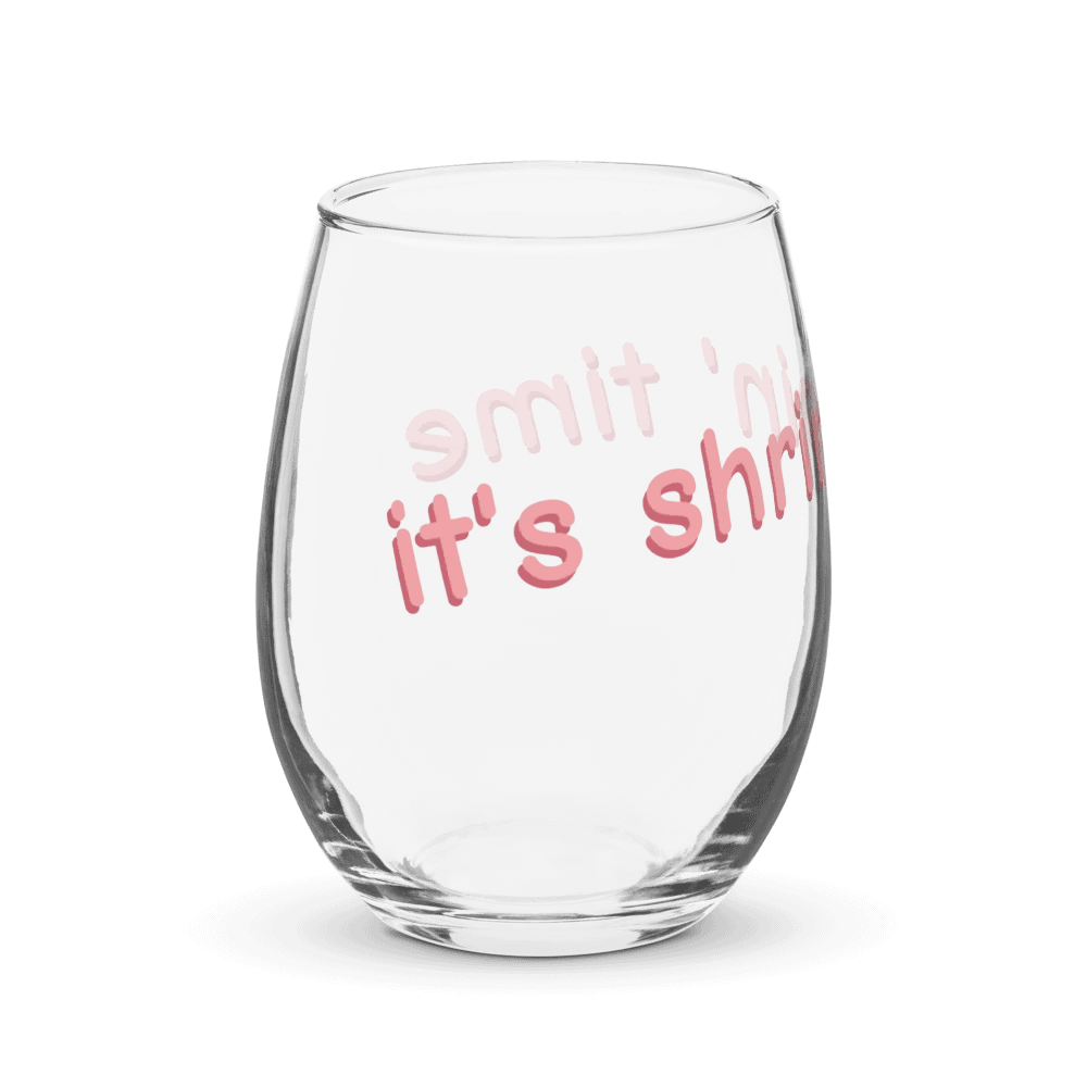 Shrimpin' Time Stemless Wine Glass product image (4)