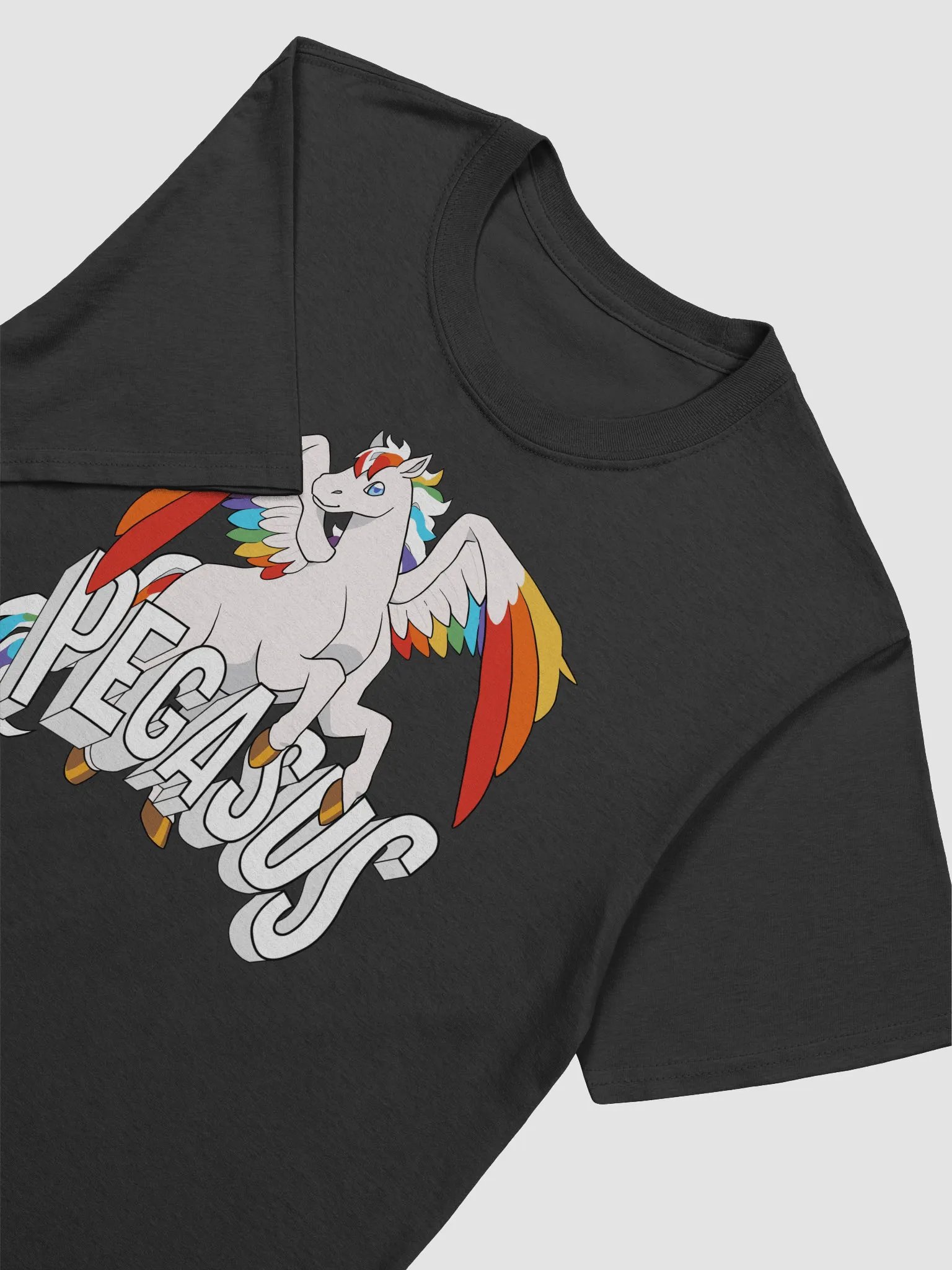 Rainbow Pegasus T-Shirt product image (79)