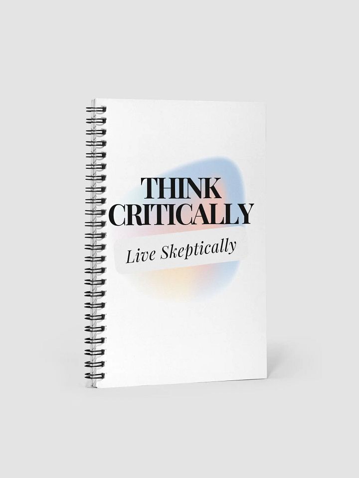 Think Critically, Live Skeptically Notebook product image (1)