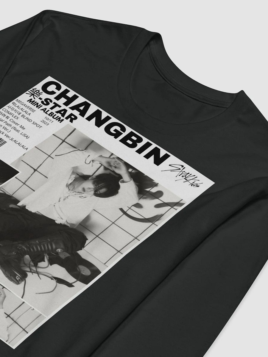 Changbin from Stray Kids Unisex Long Sleeve T-shirt product image (1)