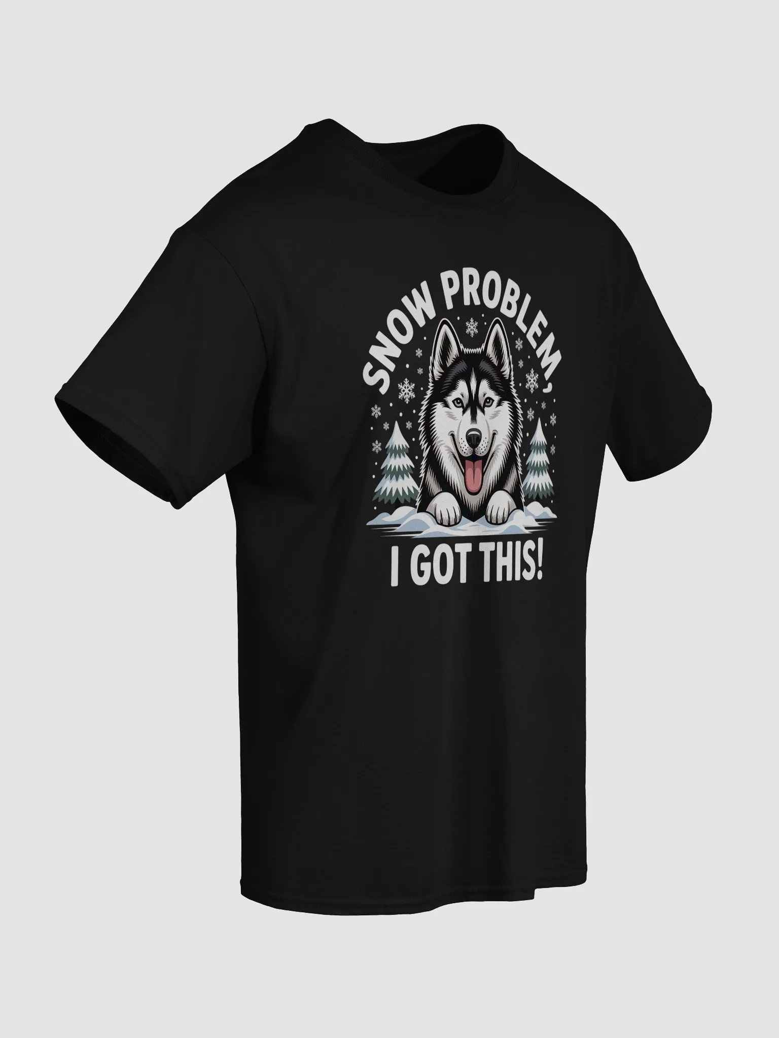Snowy Husky Adventure T-Shirt product image (31)