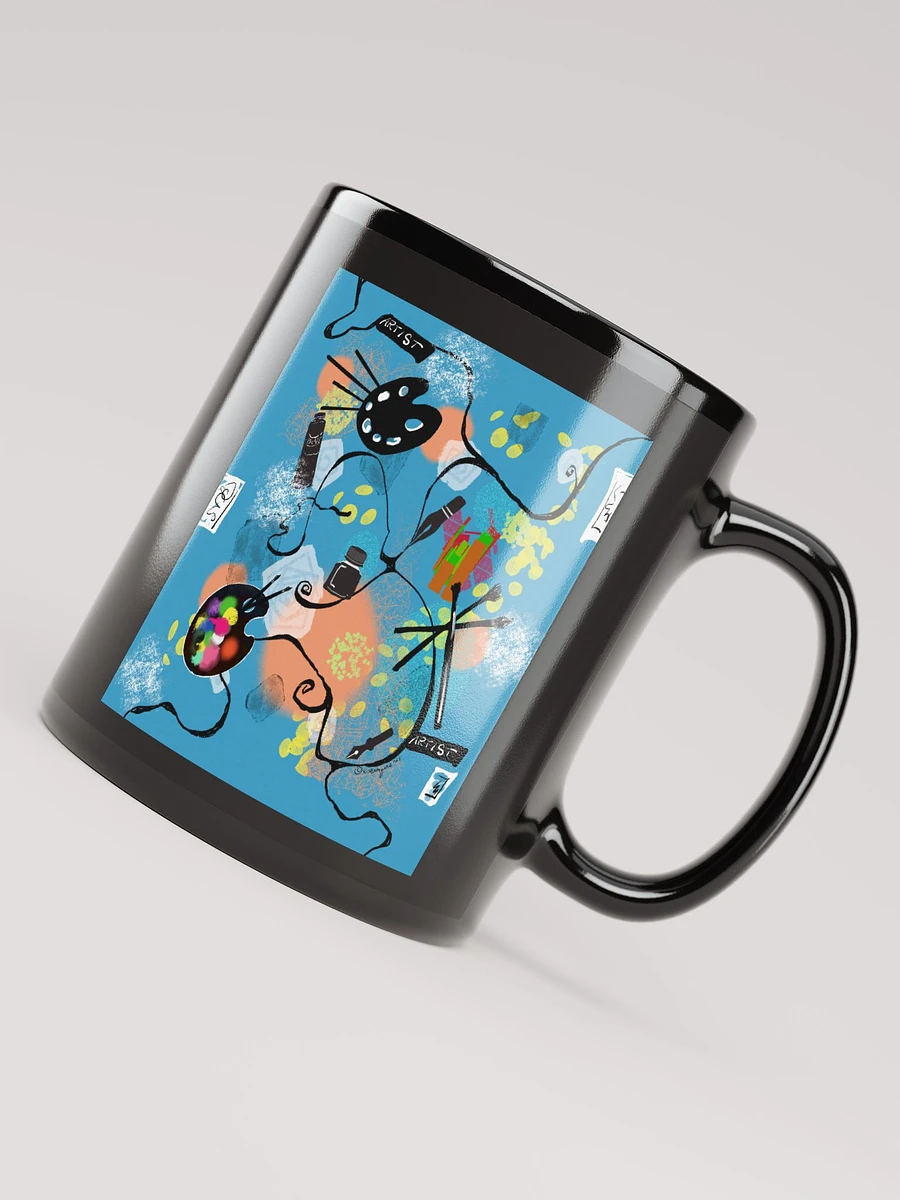 Abstract Blue Mug product image (3)