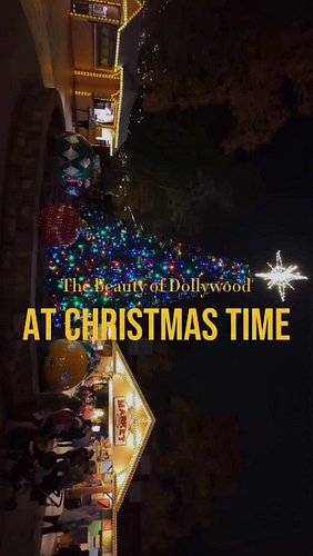 Smells like hot cocoa and peppermint sticks 🎄☃️#pigeonforge #dollywood #smokymountains