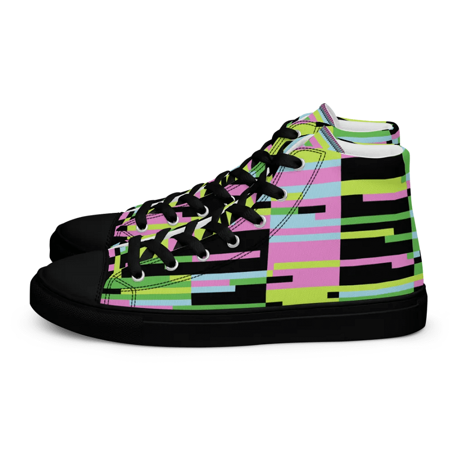 Colorful Retro Grid High Tops product image (4)