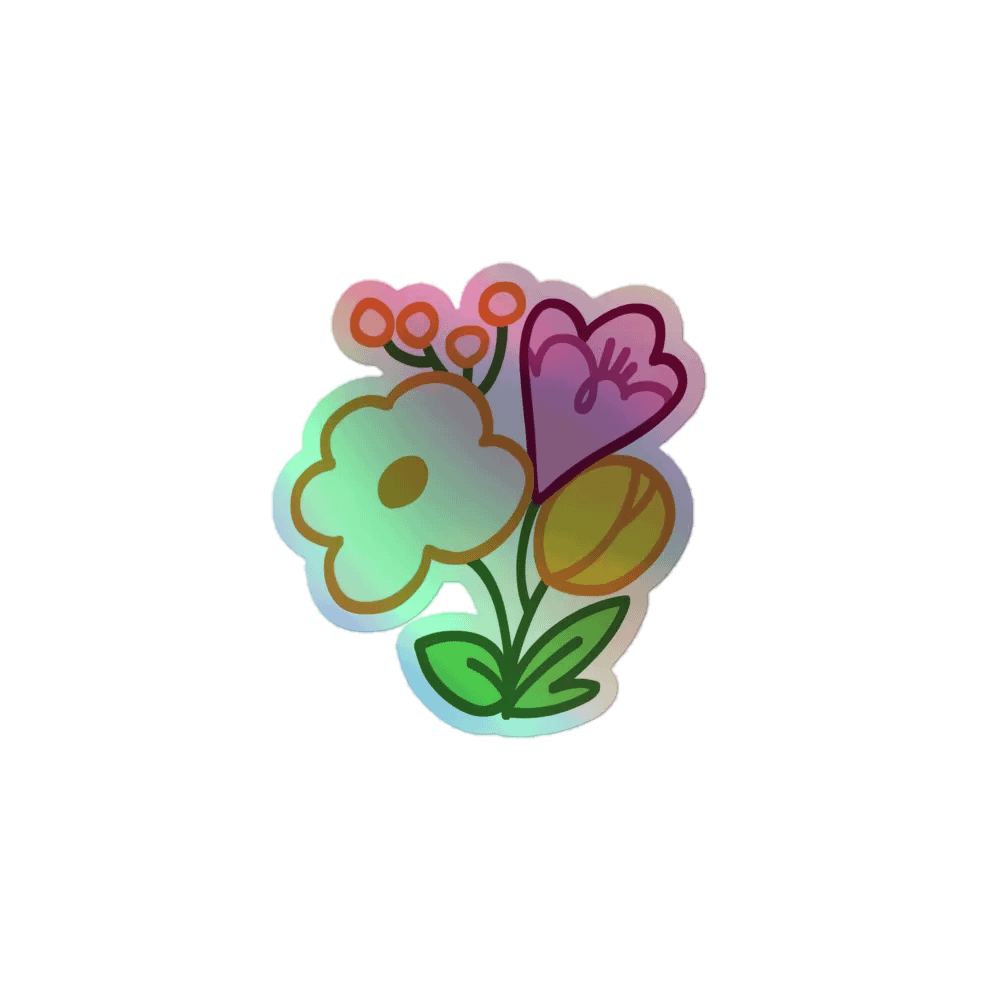 Fae Flowers Sticker product image (1)
