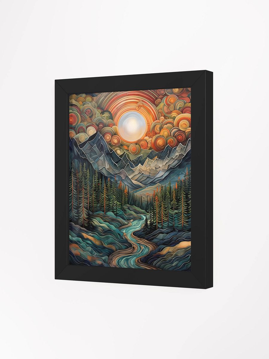 Ethereal Forest River Framed Poster product image (4)