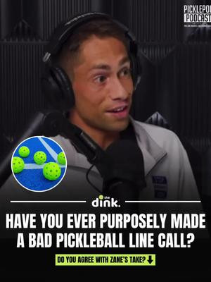 Have you ever made a bad pickleball line call on purpose? 🤔 Be honest… #pickleballtiktok #pickleballhighlights #pickleballers #pickleball 