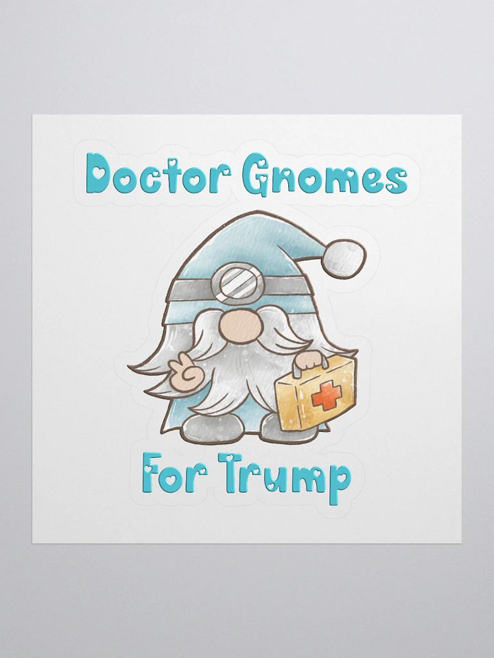Doctor Gnomes For Trump 2024 Sticker product image (1)