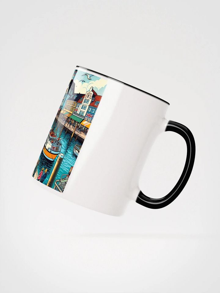 Harbor Hues Ceramic Mug | AI work Bremerhaven product image (22)
