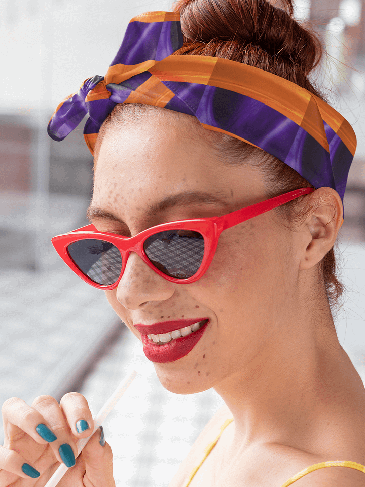 Purple & Orange Fusion Bandana product image (2)