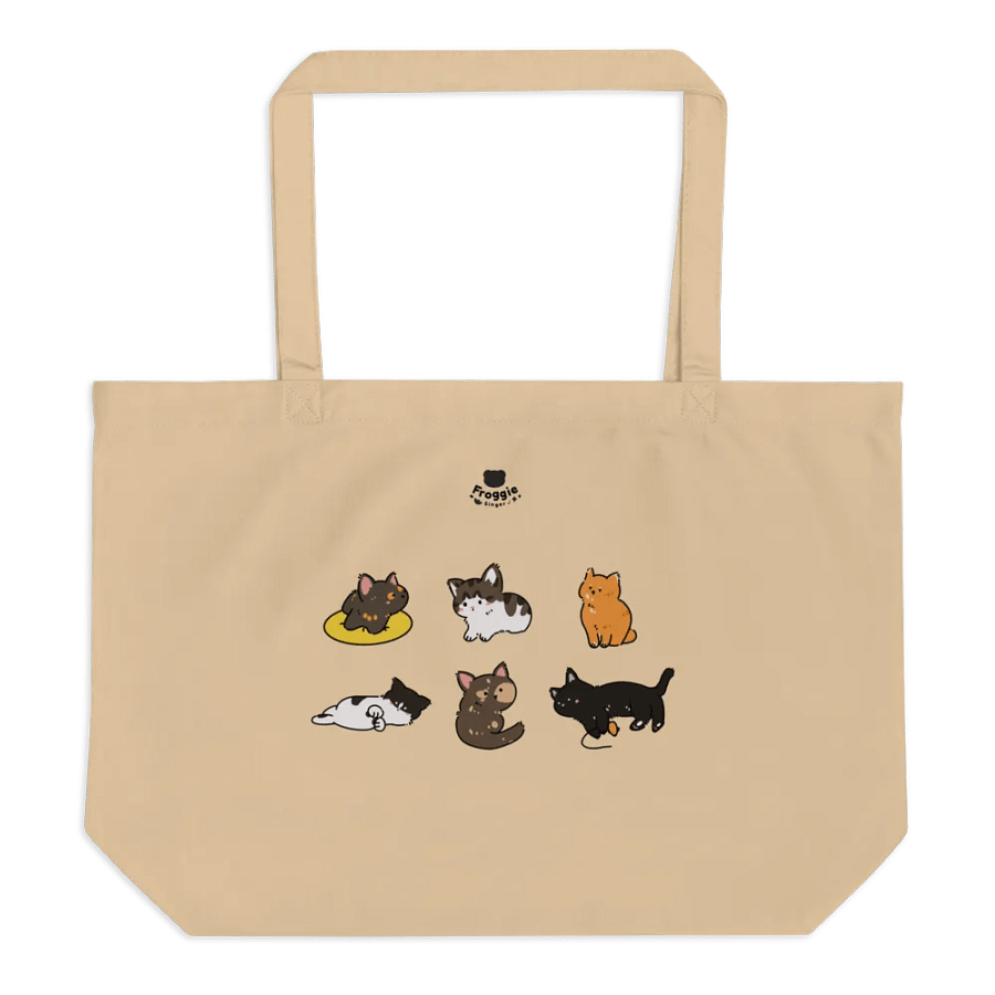 Cat Cafe Cats Doodle Tote Bag product image (1)