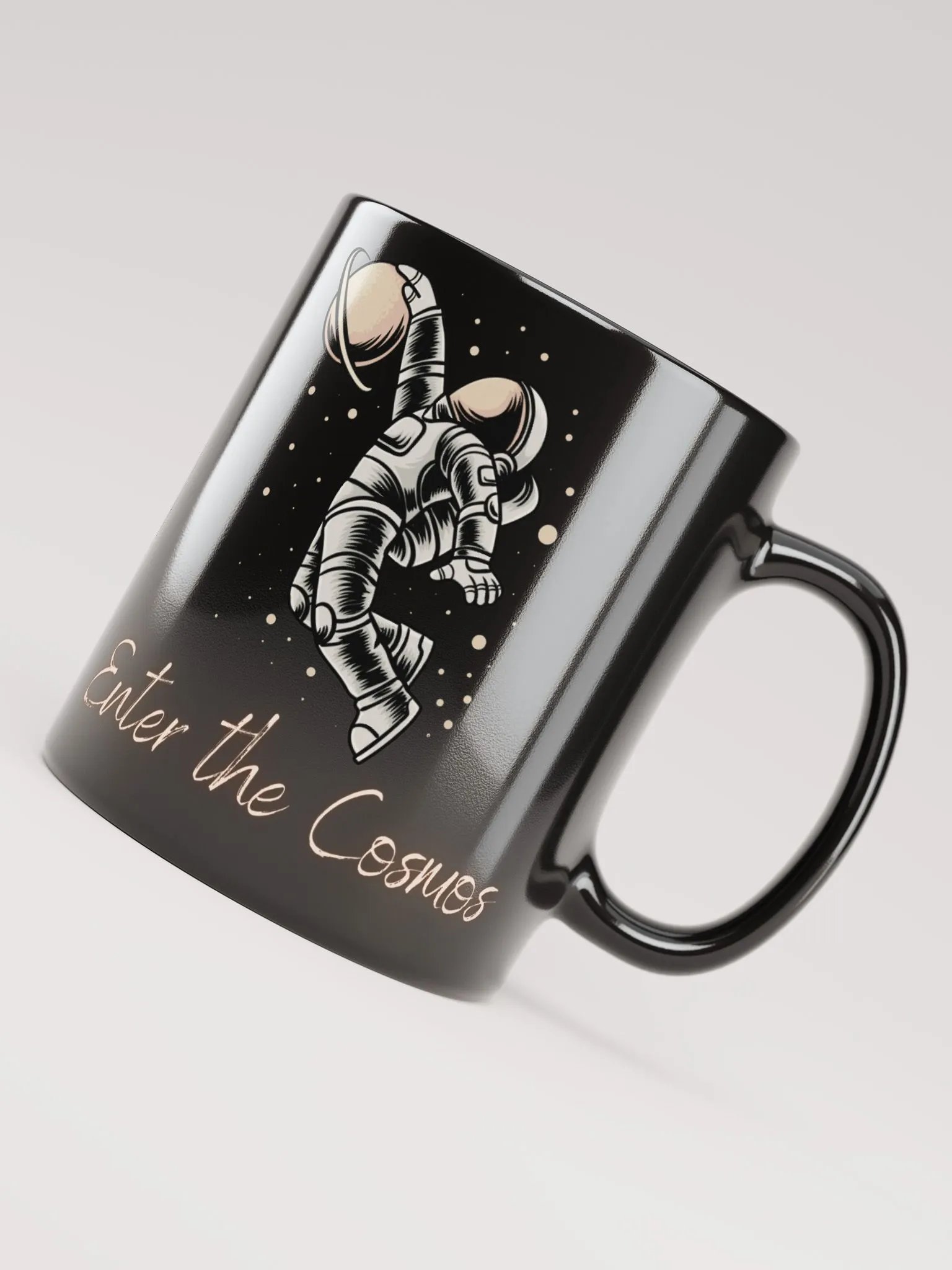 B&W Space Mug - DearDezi Cosmos 1st Edition product image (1)
