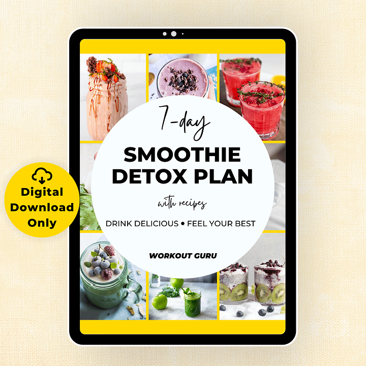 7-day Smoothie Detox Plan with Recipes product image (1)
