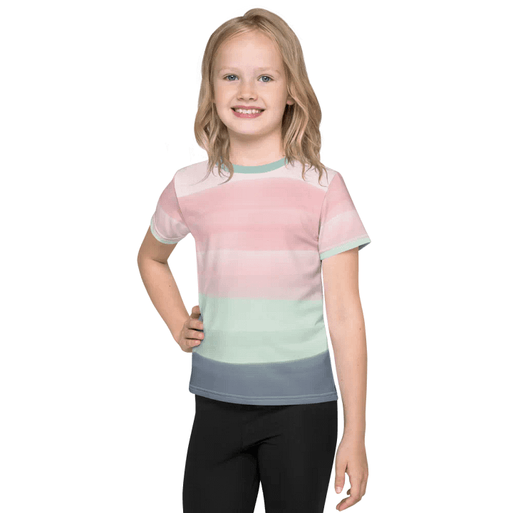 All-Over Print Kids Crew Neck T-Shirt product image (1)