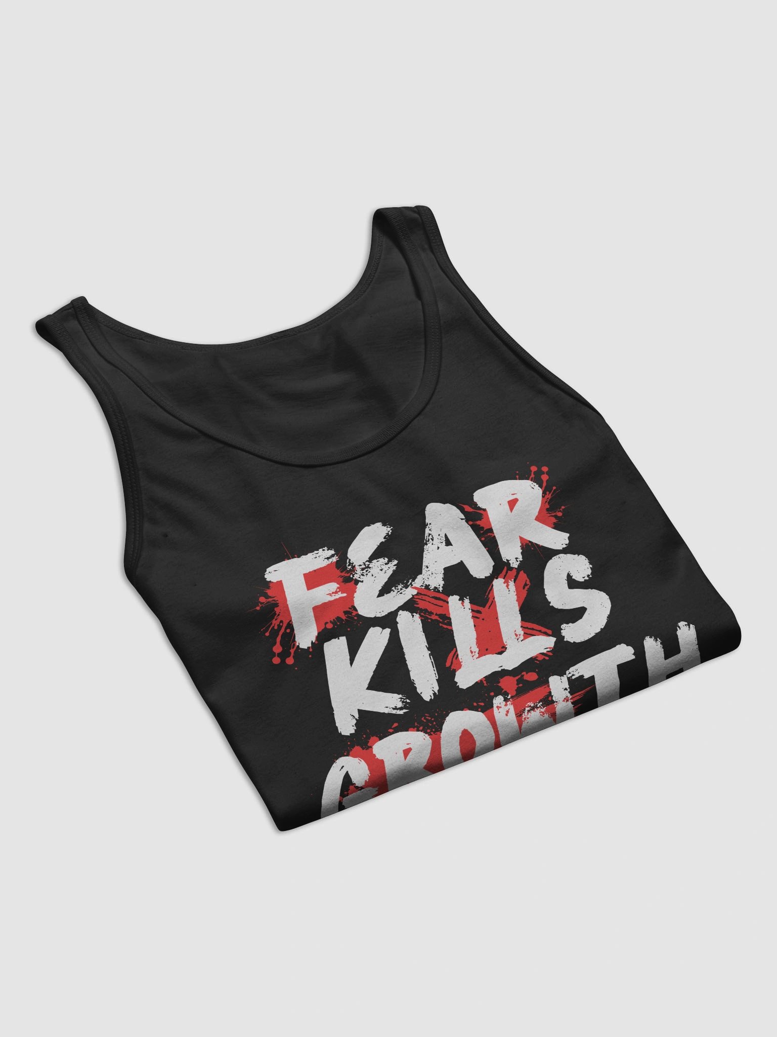 Fear Kills Growth Tank Top – Unisex Bella + Canvas Jersey Fit product image (28)