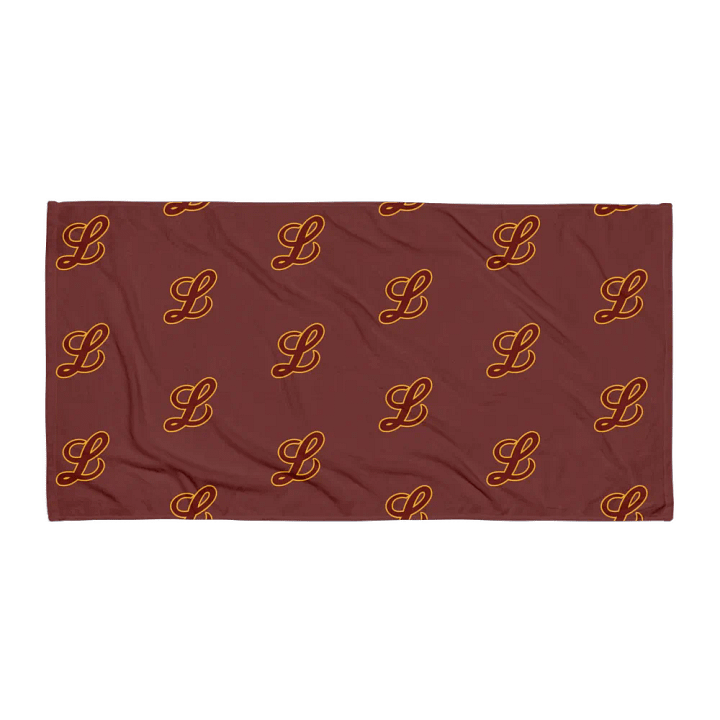 Cursive "L" Sublimated Towel product image (1)