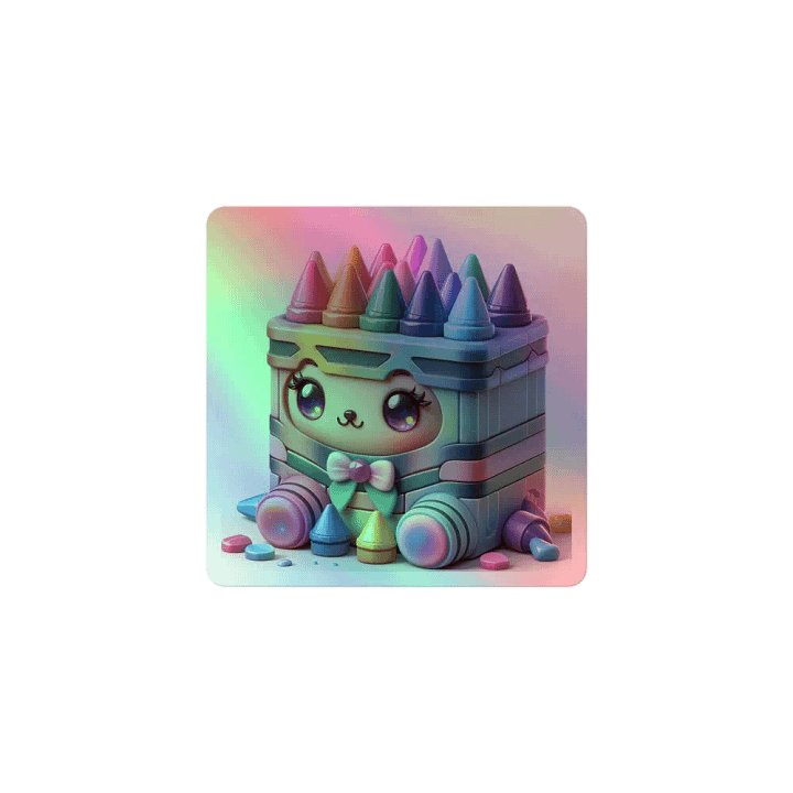 Colorful Crayon Sticker product image (1)