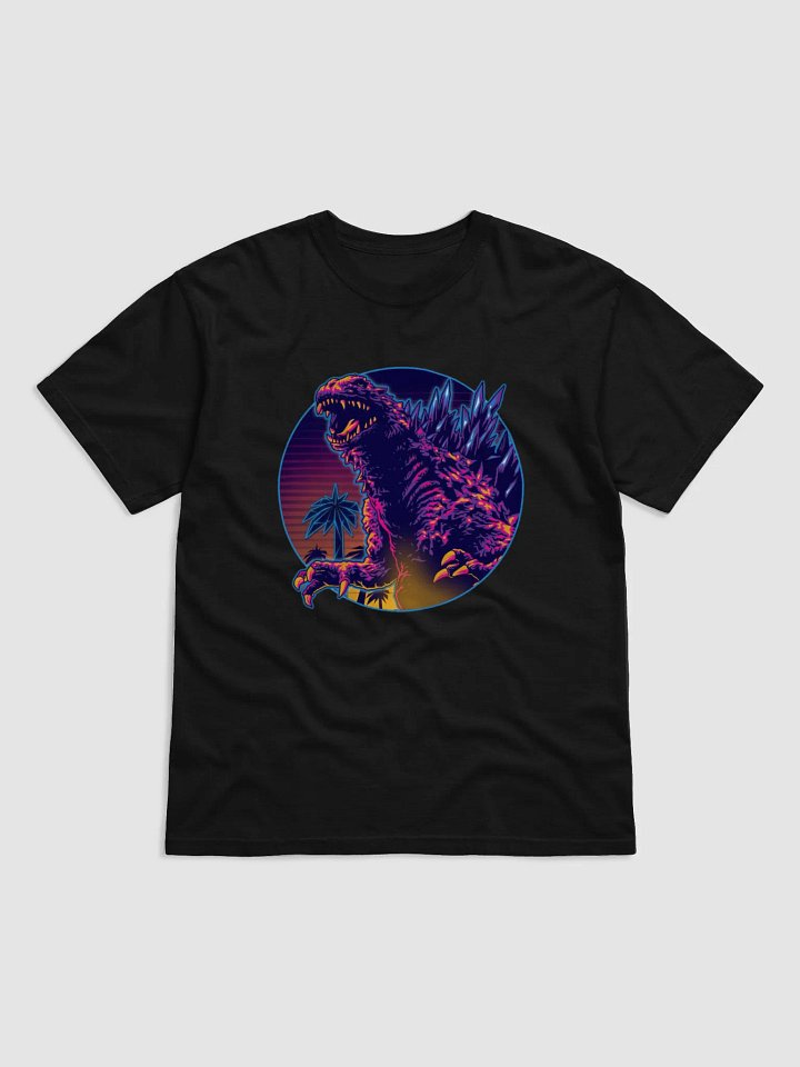 Godzilla Graphic Synthwave T-Shirt product image (1)