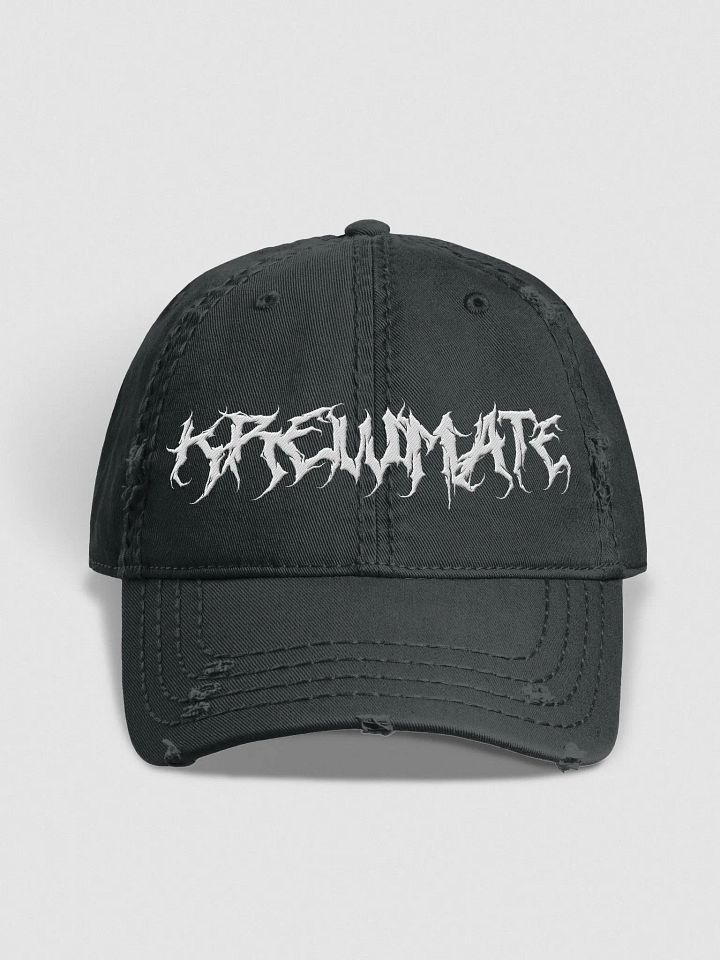 Metal Krewmate Hat - Distressed (White Logo) product image (1)