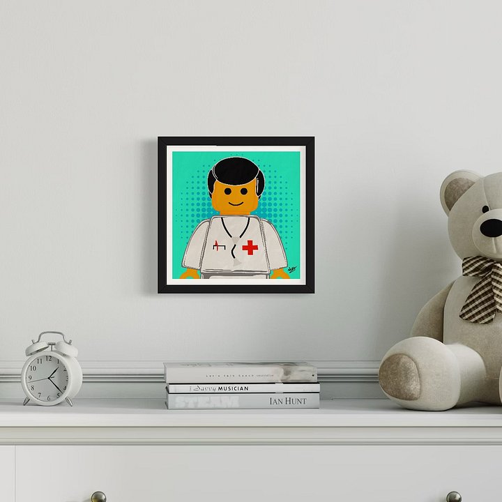 LEGO PEOPLE - Mr Doctor (Framed Matte Print) product image (3)
