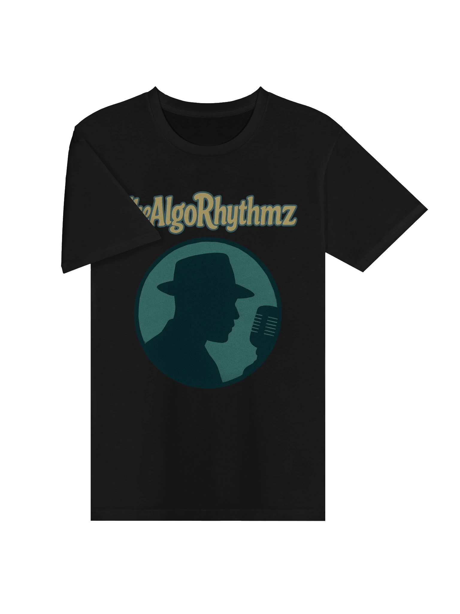 The AlgoRhythmz Official Logo Tee - 3 (Teal/Yellow) product image (3)