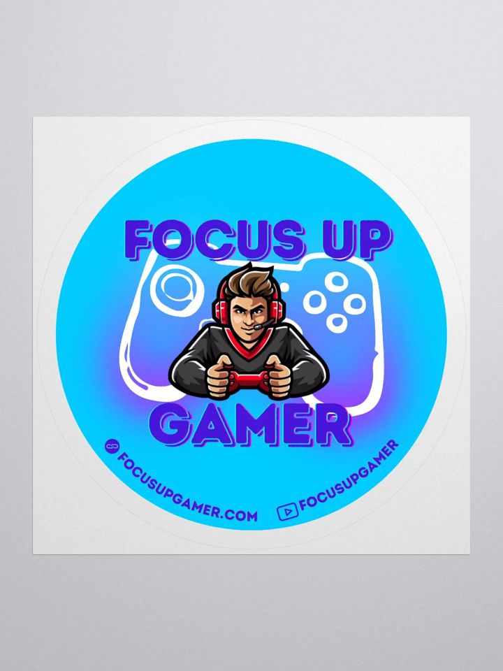 Focus Up Gamer Full Color Sticker product image (2)