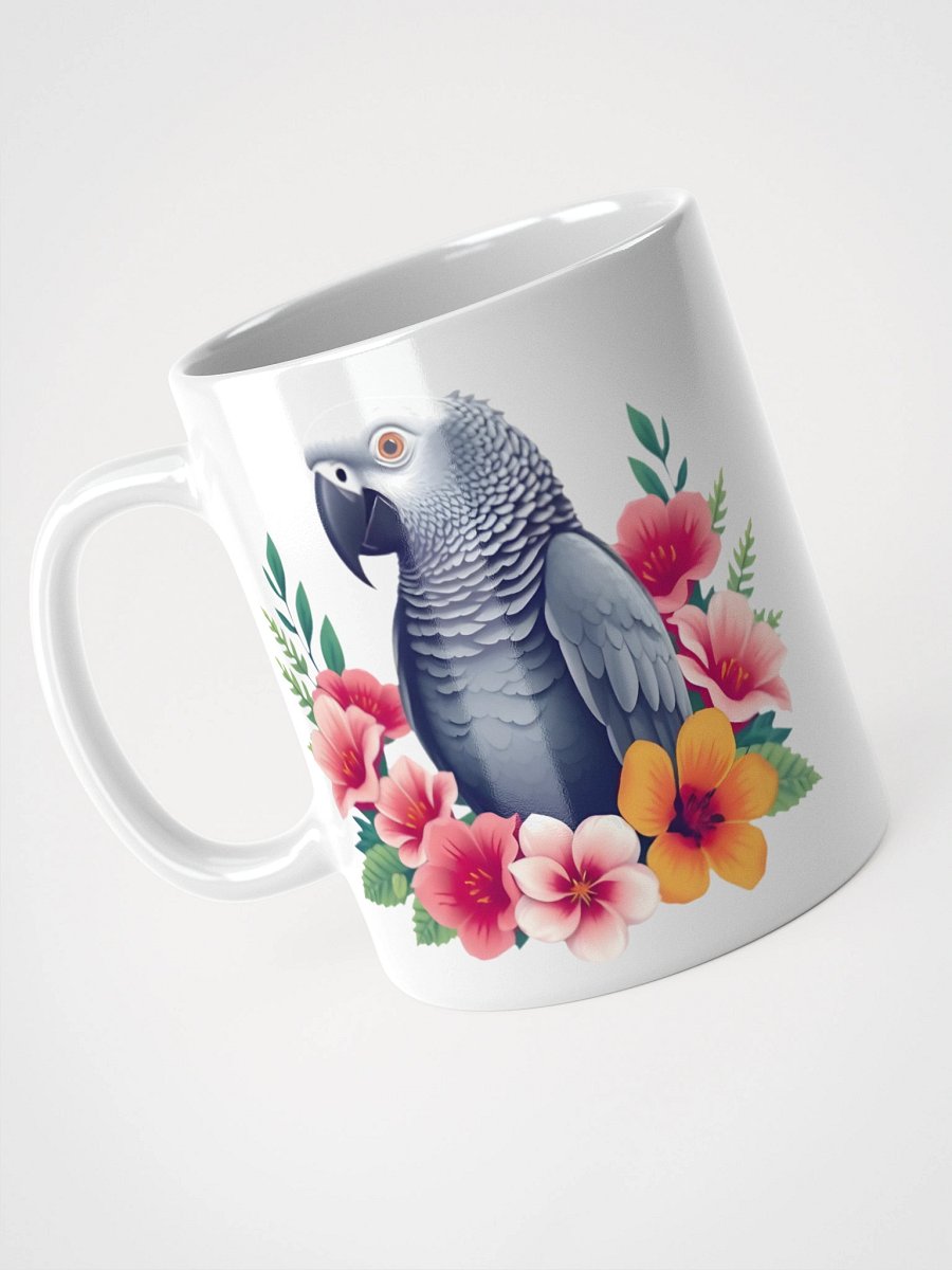 Floral African Grey Mug product image (8)