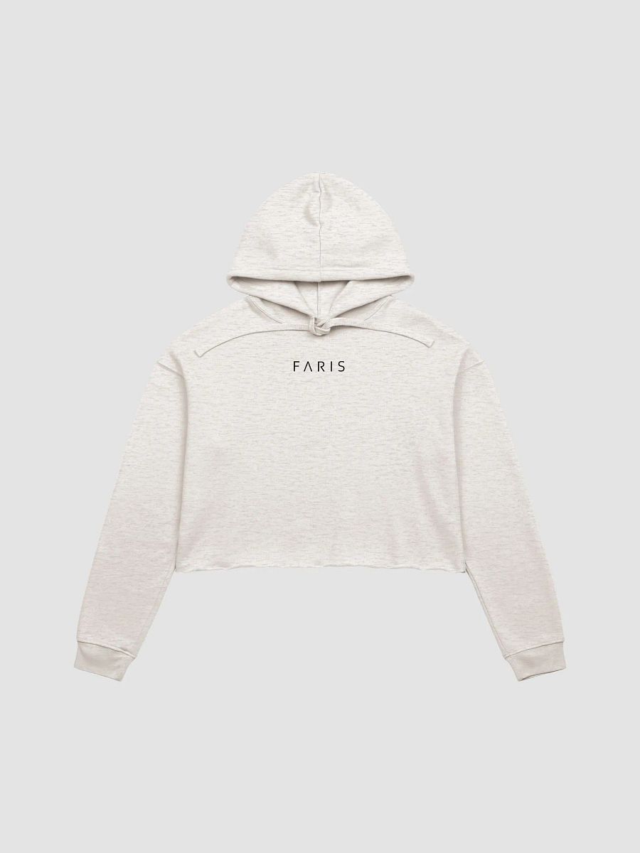 Casual Crop Hoodie - (black text) product image (1)