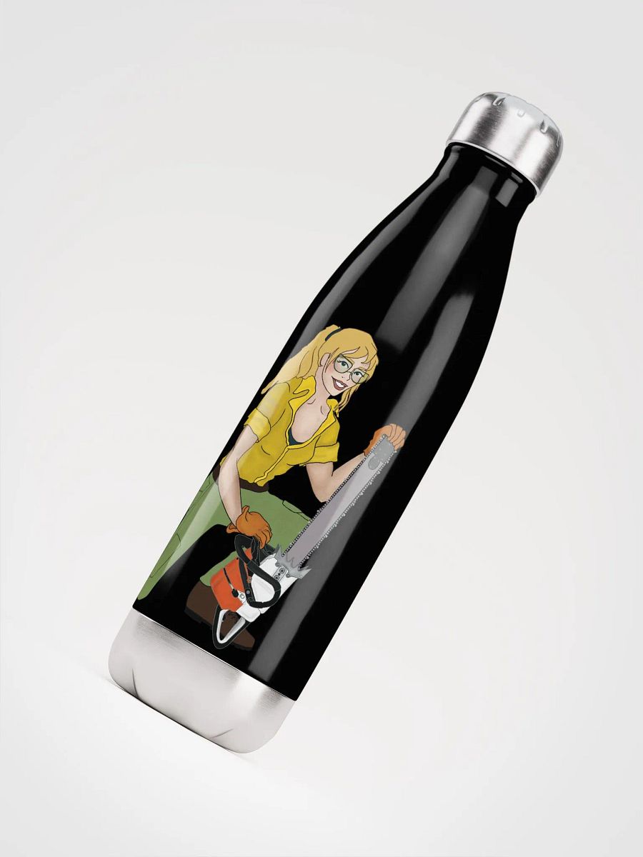 Blonde Chainsaw Pinup Water Bottle product image (4)