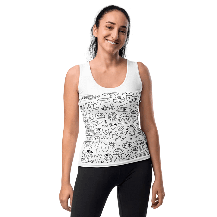 Whimsical Creatures All-Over Print Tank Top product image (1)