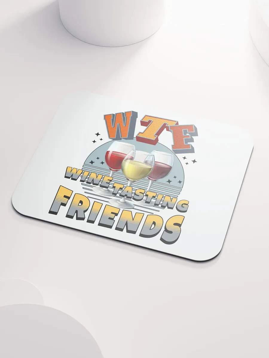WTF Wine Tasting Friends Mouse Pad product image (5)
