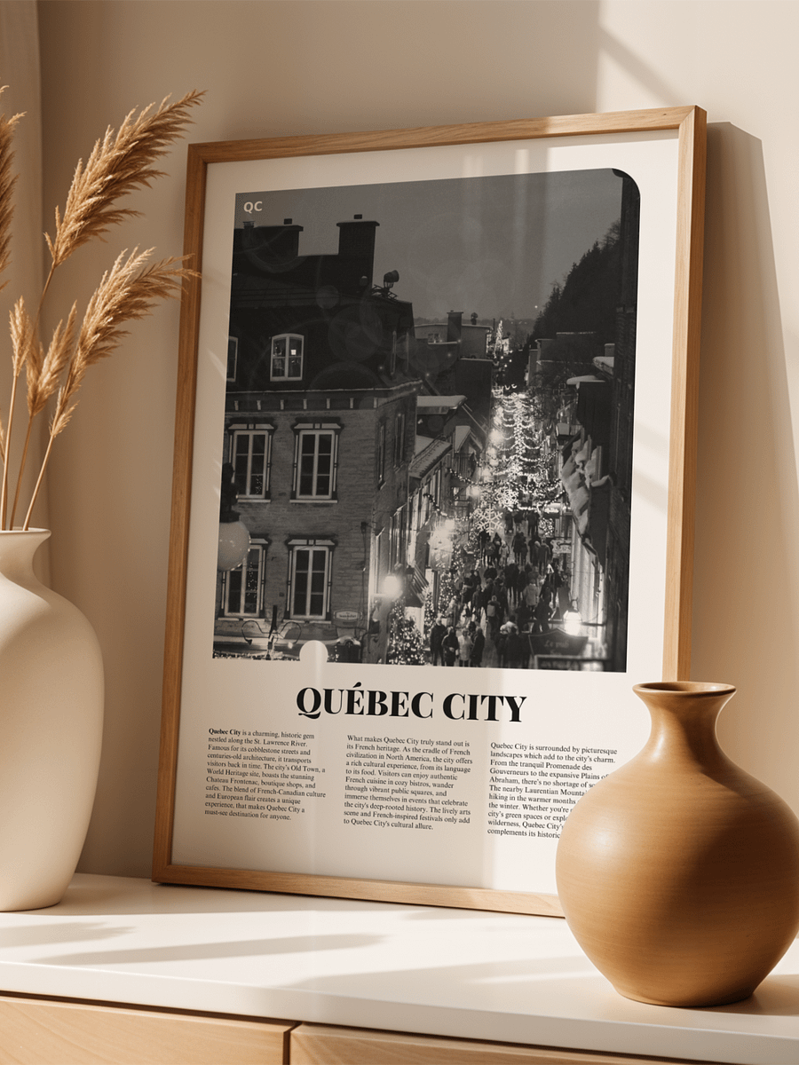 Quebec City 02 Newspaper Poster product image (3)
