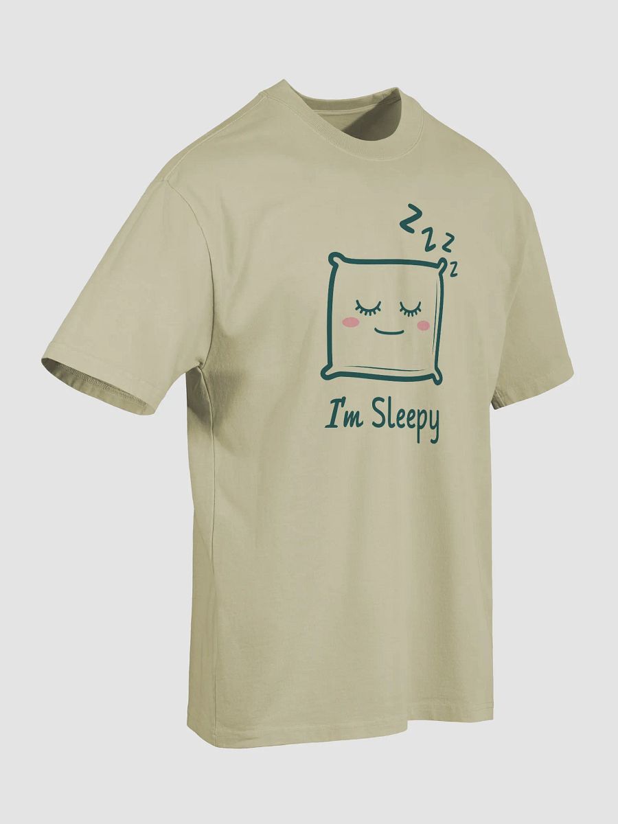 "I'm Sleepy" Design Oversized T-Shirt by AS Colour 5082 | Premium Faded Tee for Casual Style product image (7)