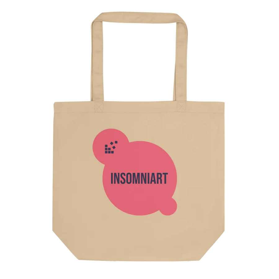 INSOMNIART Bold Logo Eco-Friendly Tote Bag product image (1)