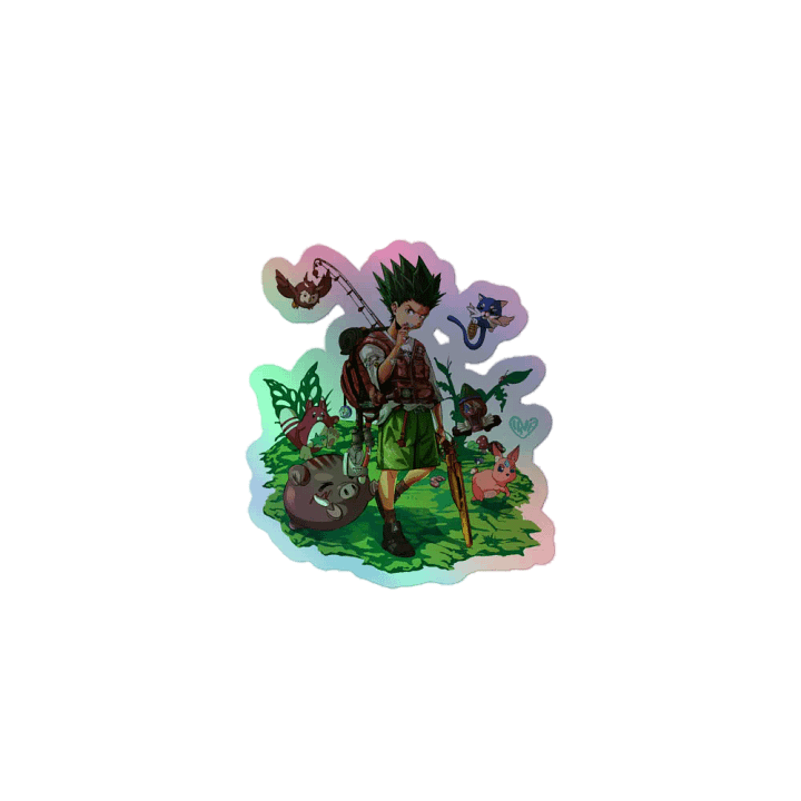 Gon Huntin' Holographic Sticker Sheet product image (1)