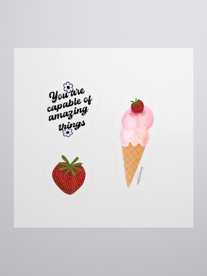 Strawberry Mini Stickers product image (1)