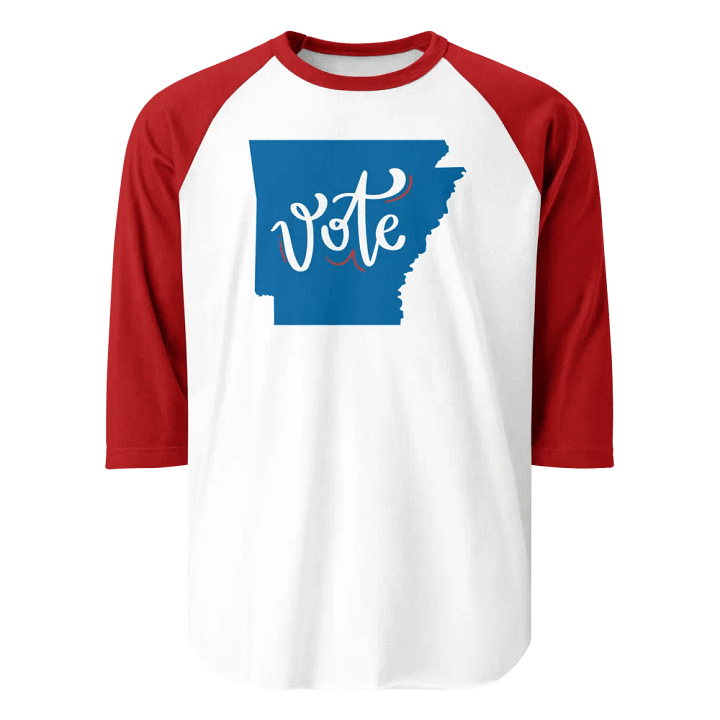 Vote, Arkansas! Baseball T-Shirt product image (17)