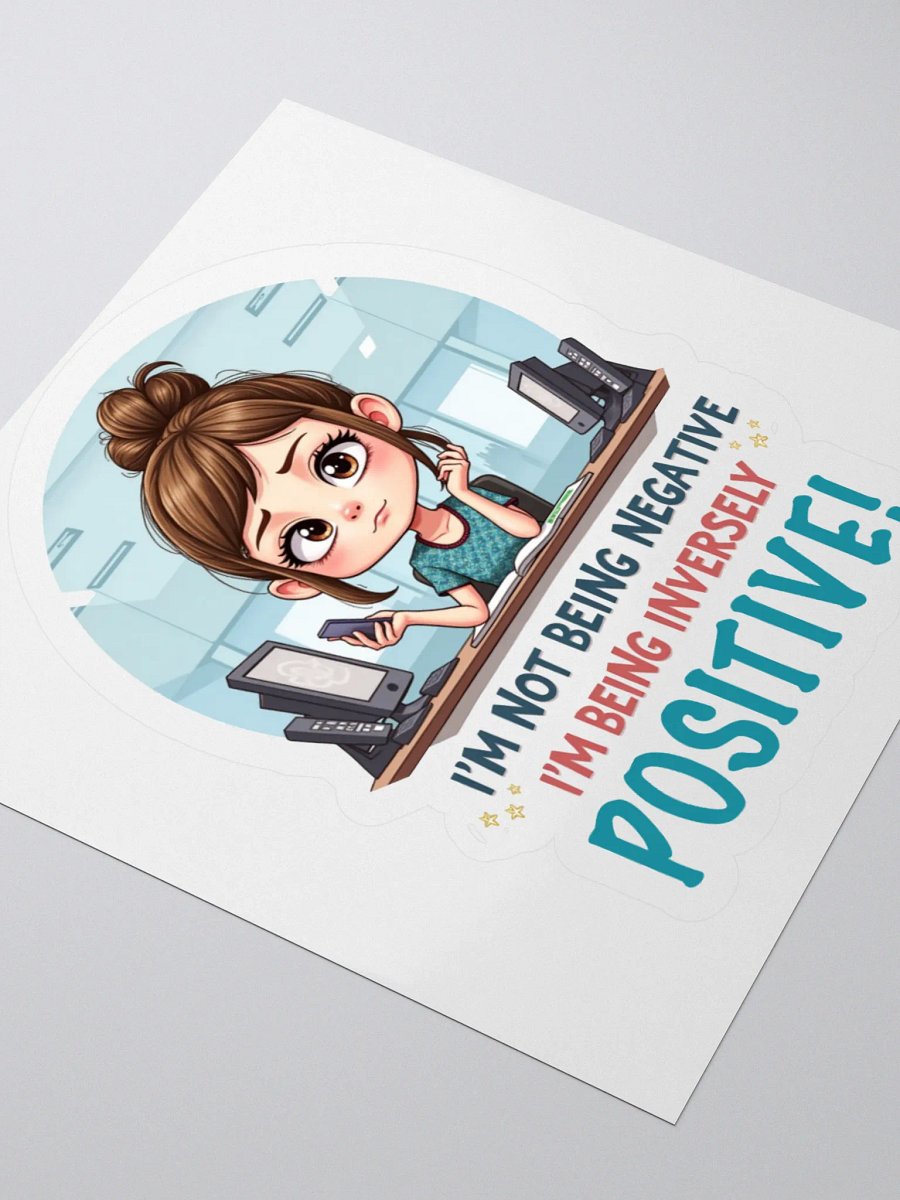 Inverse Positivity Kiss Cut Stickers product image (8)
