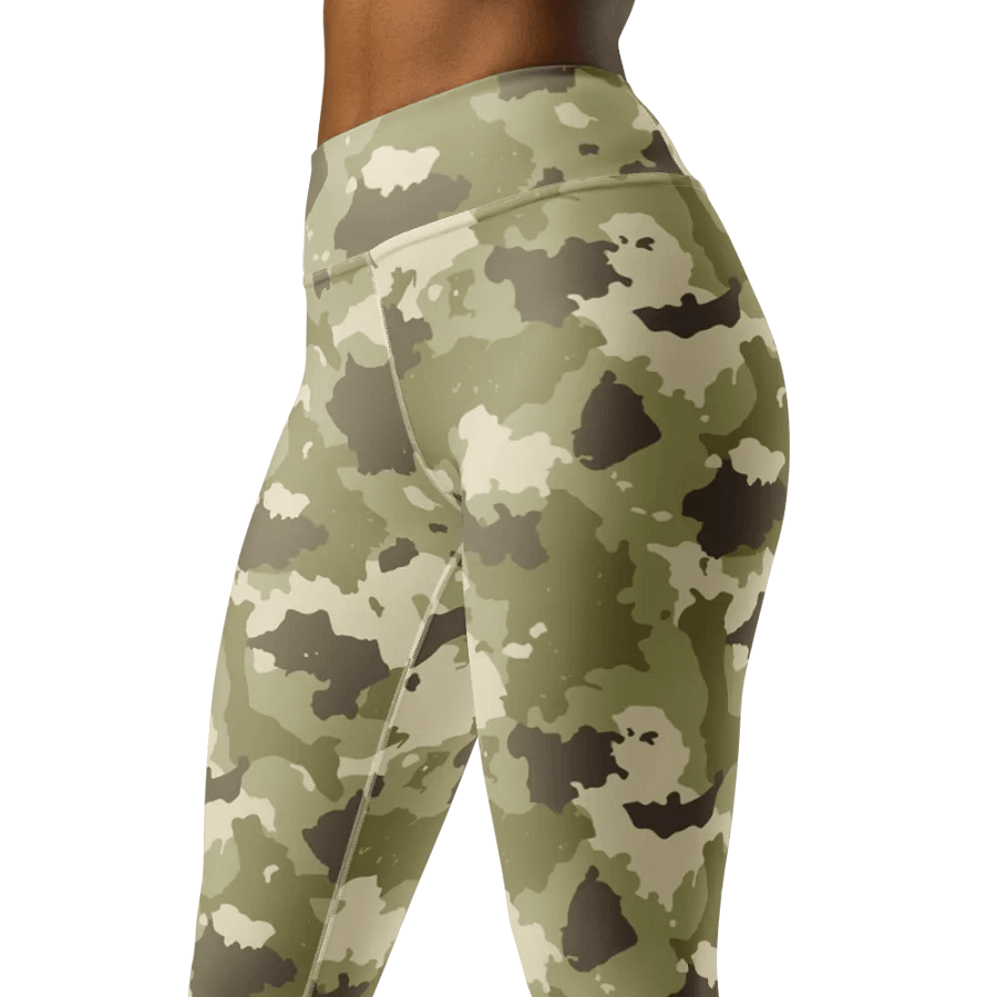 Camouflage Couture High-Waisted Leggings - Desert Tactical Pattern product image (6)