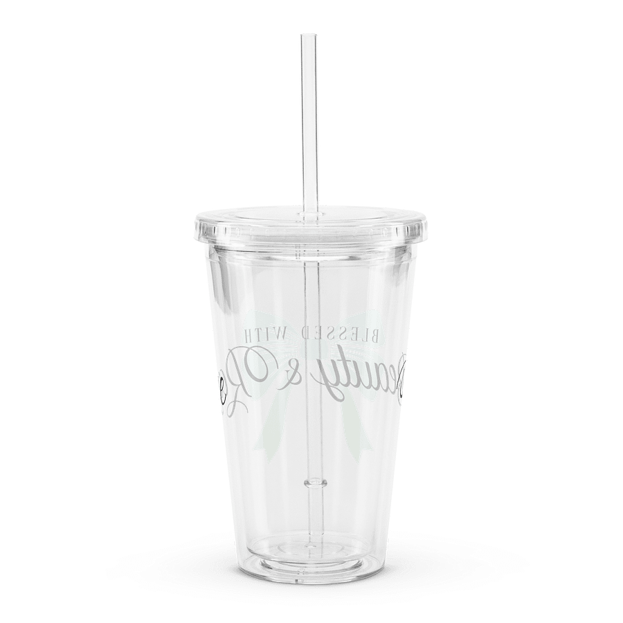 Beauty & Rage - Clear Plastic Tumbler product image (2)