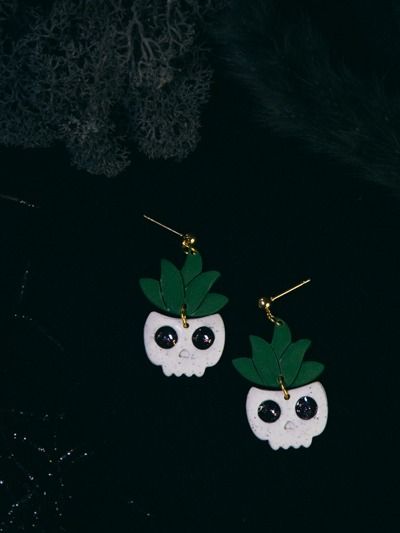 Skull Planter Dangles product image (2)