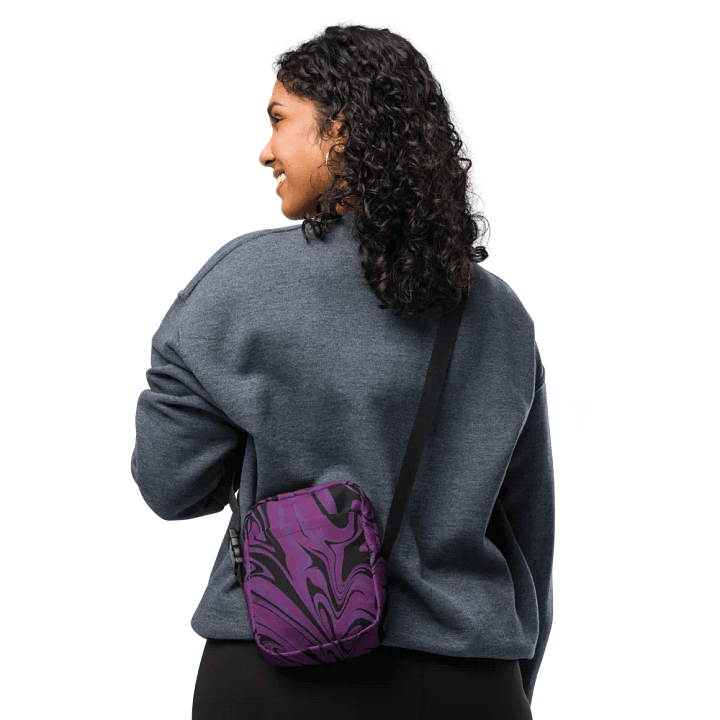 Purple Swirl Utility Crossbody Bag product image (2)