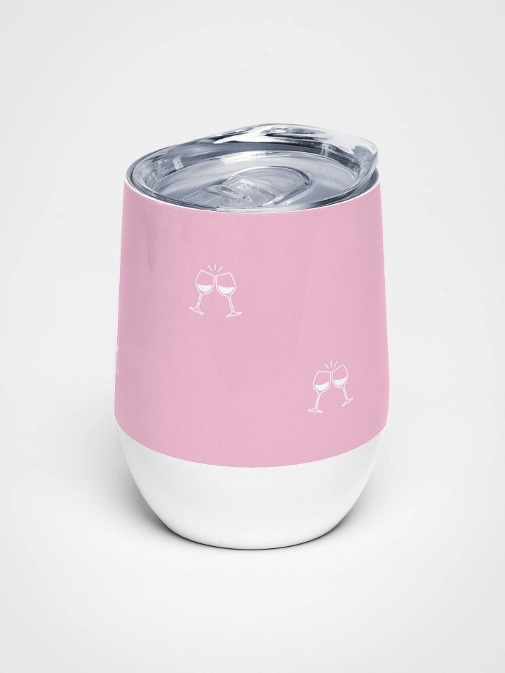 Iconic Cheers Wine Tumbler Pink product image (1)