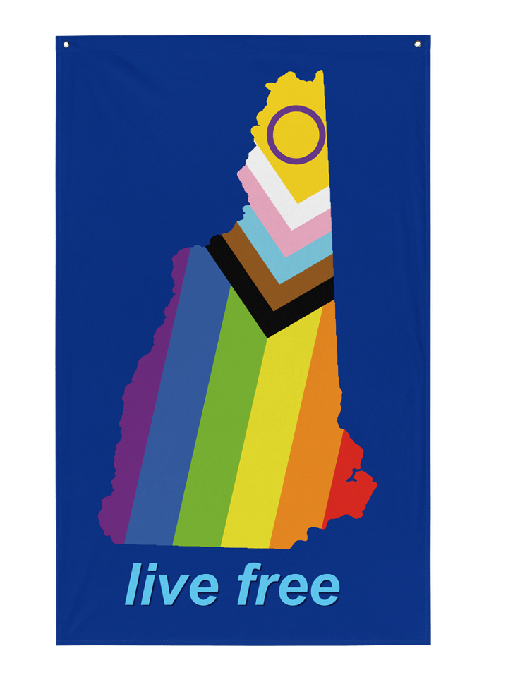 NH Pride Flag: Live Free product image (1)
