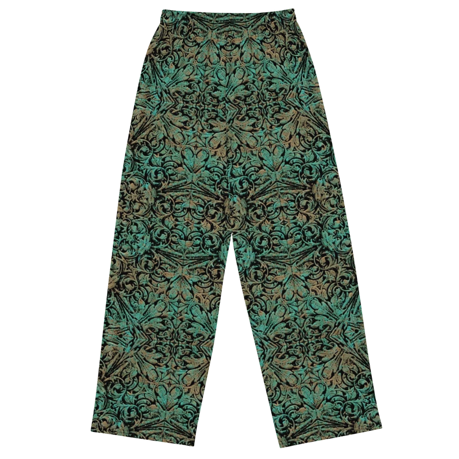 Green Copper Flower Wideleg Pants product image (1)