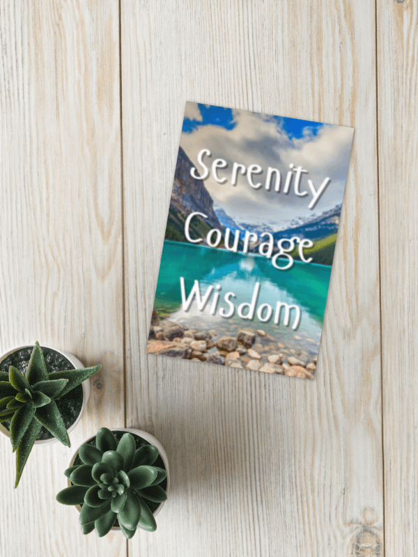 Serenity, Courage & Wisdom Greeting Card product image (7)
