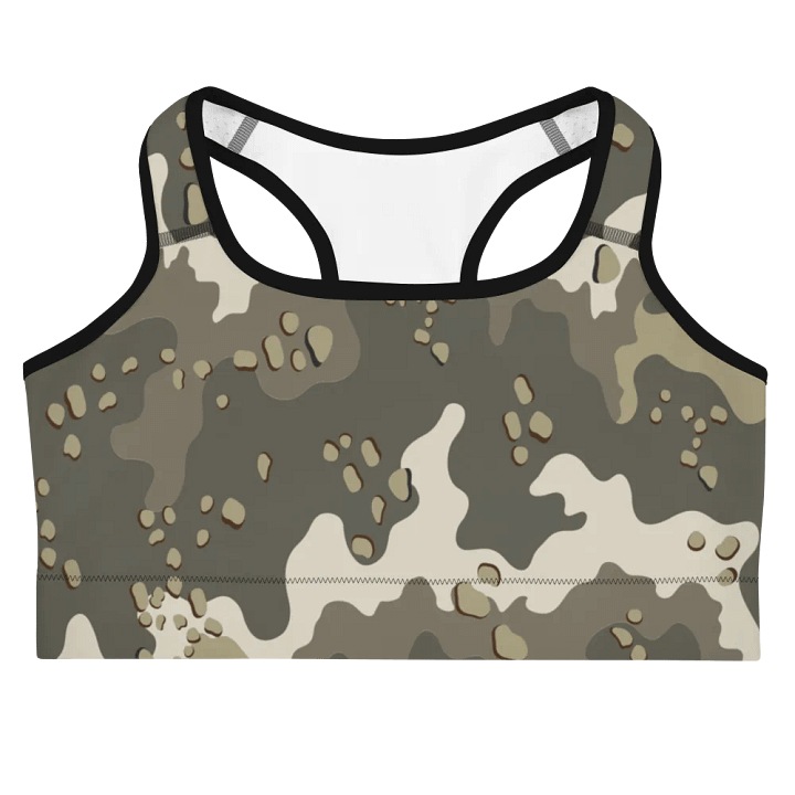 Camouflage Chic Sports Bra product image (1)